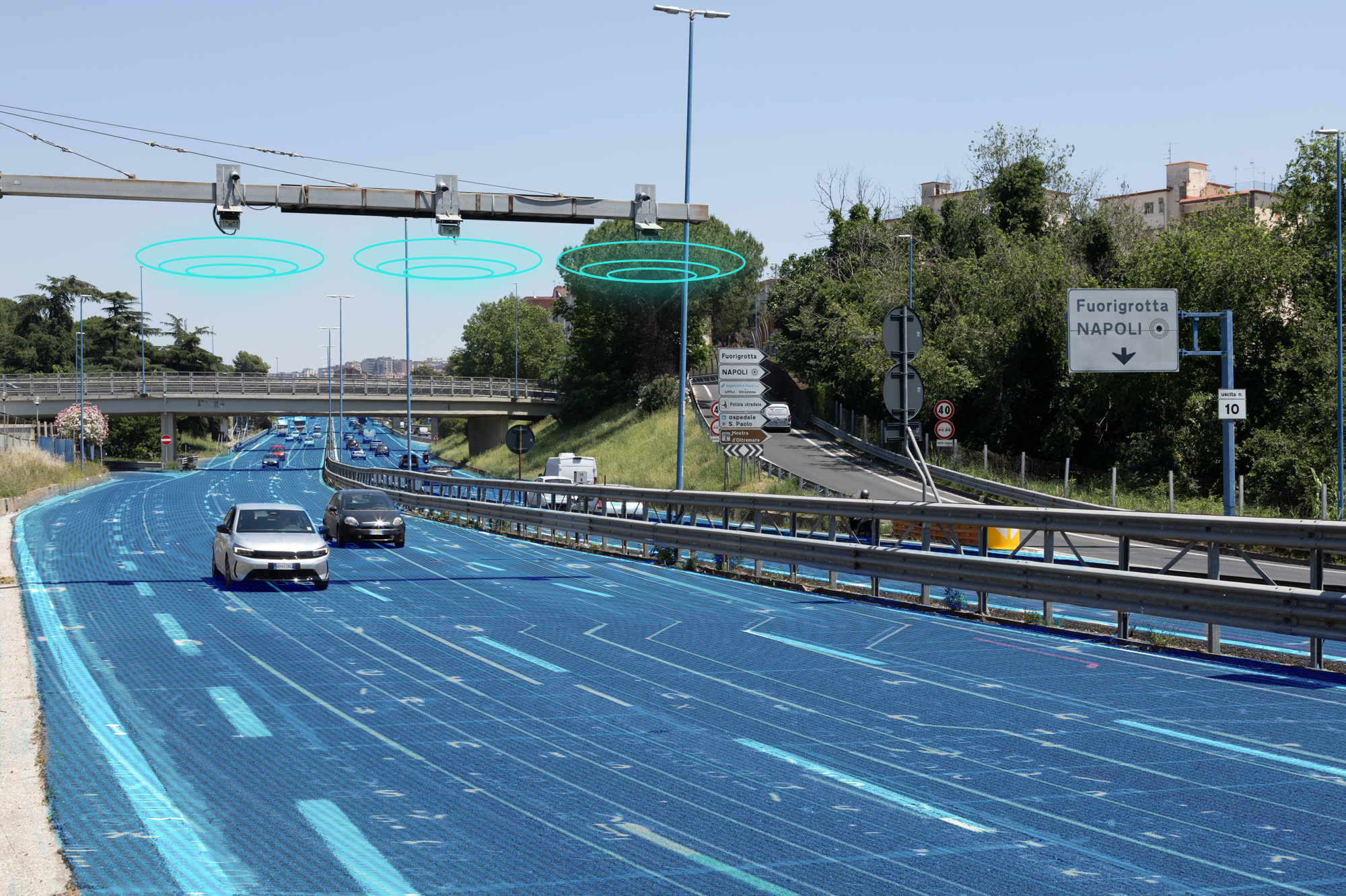 Tangenziale di Napoli è la prima Smart Road d’Italia